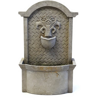Country Wall Fountain - 26-inch — Antique Stone finish