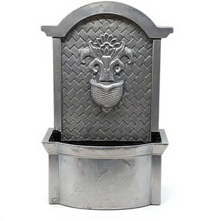 Country Wall Fountain - 26-inch — Antique Silver finish