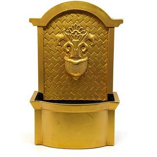 Country Wall Fountain - 26-inch — Deep Gold finish