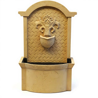 Country Wall Fountain - 26-inch — Dusted Sand finish