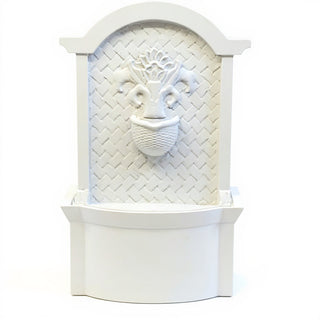 Country Wall Fountain - 26-inch — Flat White finish