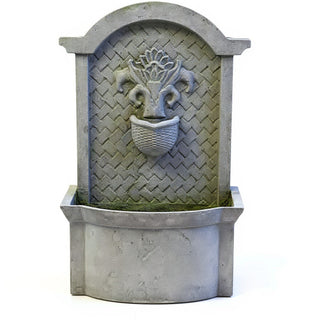 Country Wall Fountain - 26-inch — Mossy Green finish