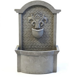 Country Wall Fountain - 26-inch — Old Stone finish