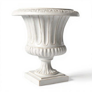 Classical Urn Planter - 22-inch — Antique White finish