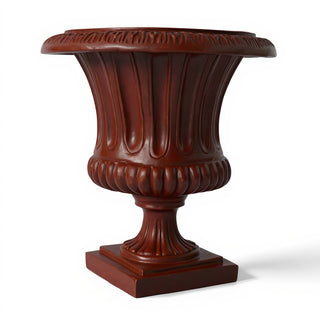 Classical Urn Planter - 22-inch — Rust finish