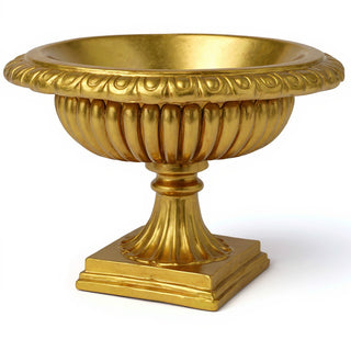 Low Planter — Deep Gold finish