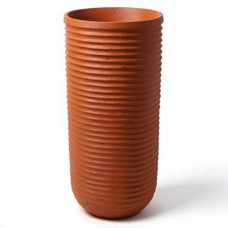 Ribbed Cylinder Pedestal - 44-inch — Metro finish