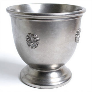 French Anduze Planter — Antique Silver finish