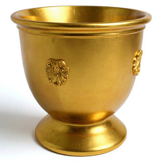 French Anduze Planter — Deep Gold finish