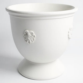 French Anduze Planter — Flat White finish