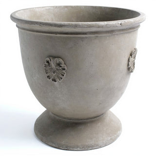 French Anduze Planter — Limestone finish