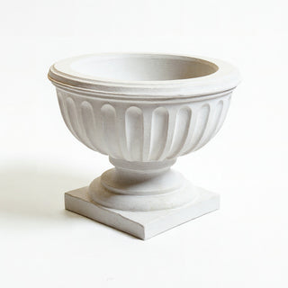 Bernston Urn Planter — Antique White finish
