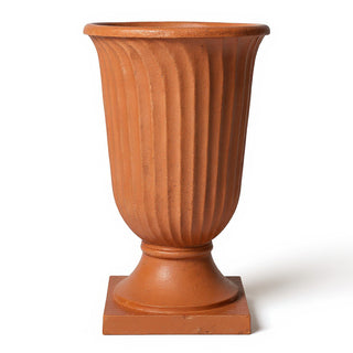 Classic Fluted Urn Planter - 30-inch — Metro finish