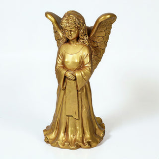 Angel Wings Planter - 23-inch — Antique Gold finish
