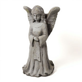 Angel Wings Planter - 23-inch — Antique Stone finish