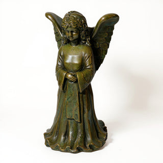 Angel Wings Planter - 23-inch — Green Bronze finish