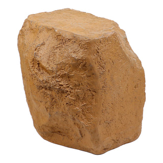 Tapered stone-style pedestal with molded base and top, shown in a plain finish. — alternate view