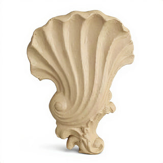 Deco Shell Wall Plaque - 18-inch — Dusted Sand finish