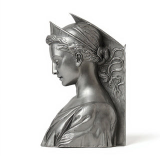 Saint Cecilia Wall Plaque - 9.5-inch — Aged Silver finish