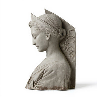 Saint Cecilia Wall Plaque - 9.5-inch — Antique Stone finish