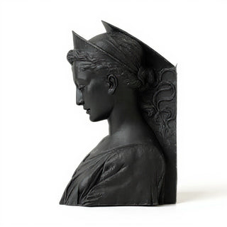 Saint Cecilia Wall Plaque - 9.5-inch — Dusted Black finish