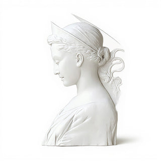 Saint Cecilia Wall Plaque - 9.5-inch — Flat White finish