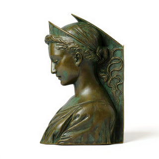 Saint Cecilia Wall Plaque - 9.5-inch — Green Bronze finish