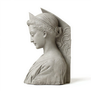 Saint Cecilia Wall Plaque - 9.5-inch — Limestone finish