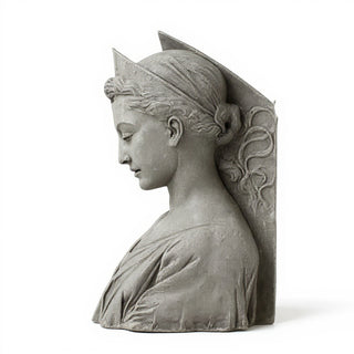 Saint Cecilia Wall Plaque - 9.5-inch — Old Stone finish