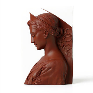 Saint Cecilia Wall Plaque - 9.5-inch — Rust finish