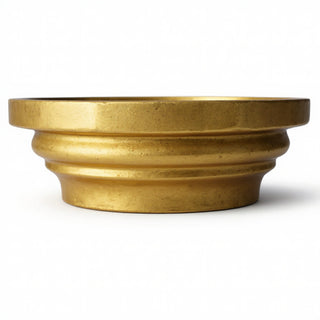 Six-Sided Compound Column Top Column Capital — Antique Gold finish