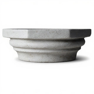 Six-Sided Compound Column Top Column Capital — Antique Stone finish