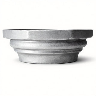 Six-Sided Compound Column Top Column Capital — Antique Silver finish