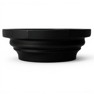 Six-Sided Compound Column Top Column Capital — Flat Black finish