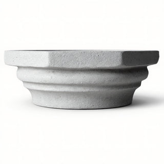 Six-Sided Compound Column Top Column Capital — Limestone finish