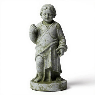 Six-Sided Compound Column Top Column Capital — Mossy Green finish