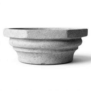 Six-Sided Compound Column Top Column Capital — Old Stone finish