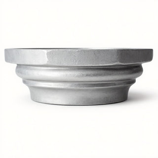 Six-Sided Compound Column Top Column Capital — Silver finish