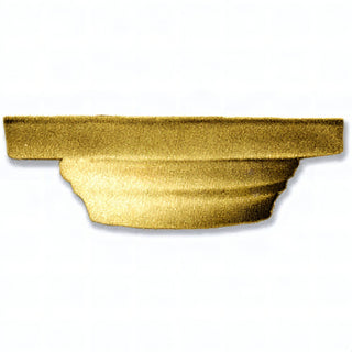 Square Compound Column Top — Deep Gold finish