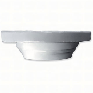 Square Compound Column Top — Silver finish
