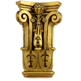 Micah Corbel - 21-inch — Antique Gold finish