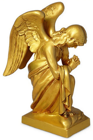 Kneeling Angel Praying Statue - 28-inch