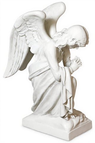 Kneeling Angel Praying Statue - 28-inch