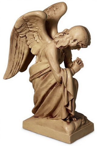 Kneeling Angel Praying Statue - 28-inch