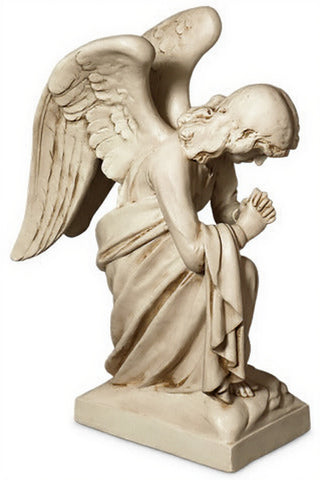 Kneeling Angel Praying Statue - 28-inch