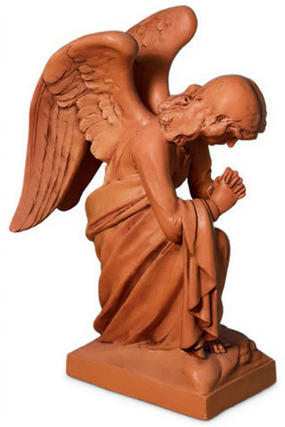 Kneeling Angel Praying Statue - 28-inch