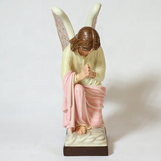 Kneeling Angel Praying Statue - 28-inch - Realistic Color - Hand-Painted