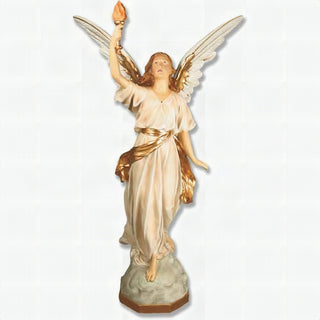 Angel Of Light-Left Statue - 45-inch - Realistic Color - Hand-Painted