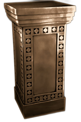 Diamond Pedestal 40-inch Statue - 40-inch