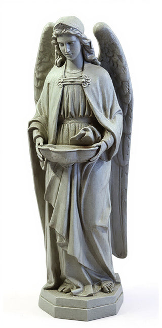 Holy Water Font Angel 50"-inch Statue - 50-inch